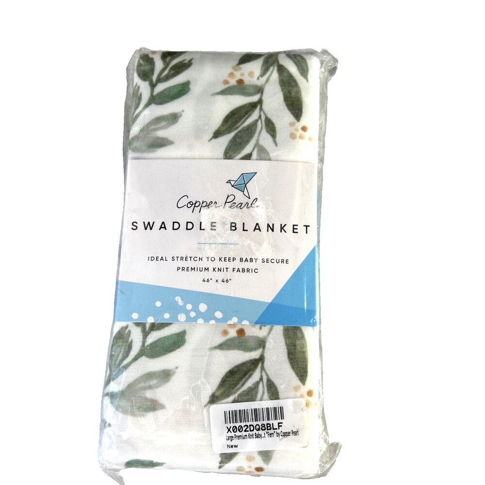 Large Baby Swaddle Blanket Premium Knit Stretch Fabric  Printed 46’’ x 46’’ NEW